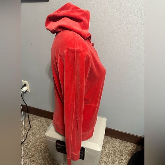 Nike Youth Large (12-14) Red Full ZIP Hooded Jacket - Picture 4 of 5